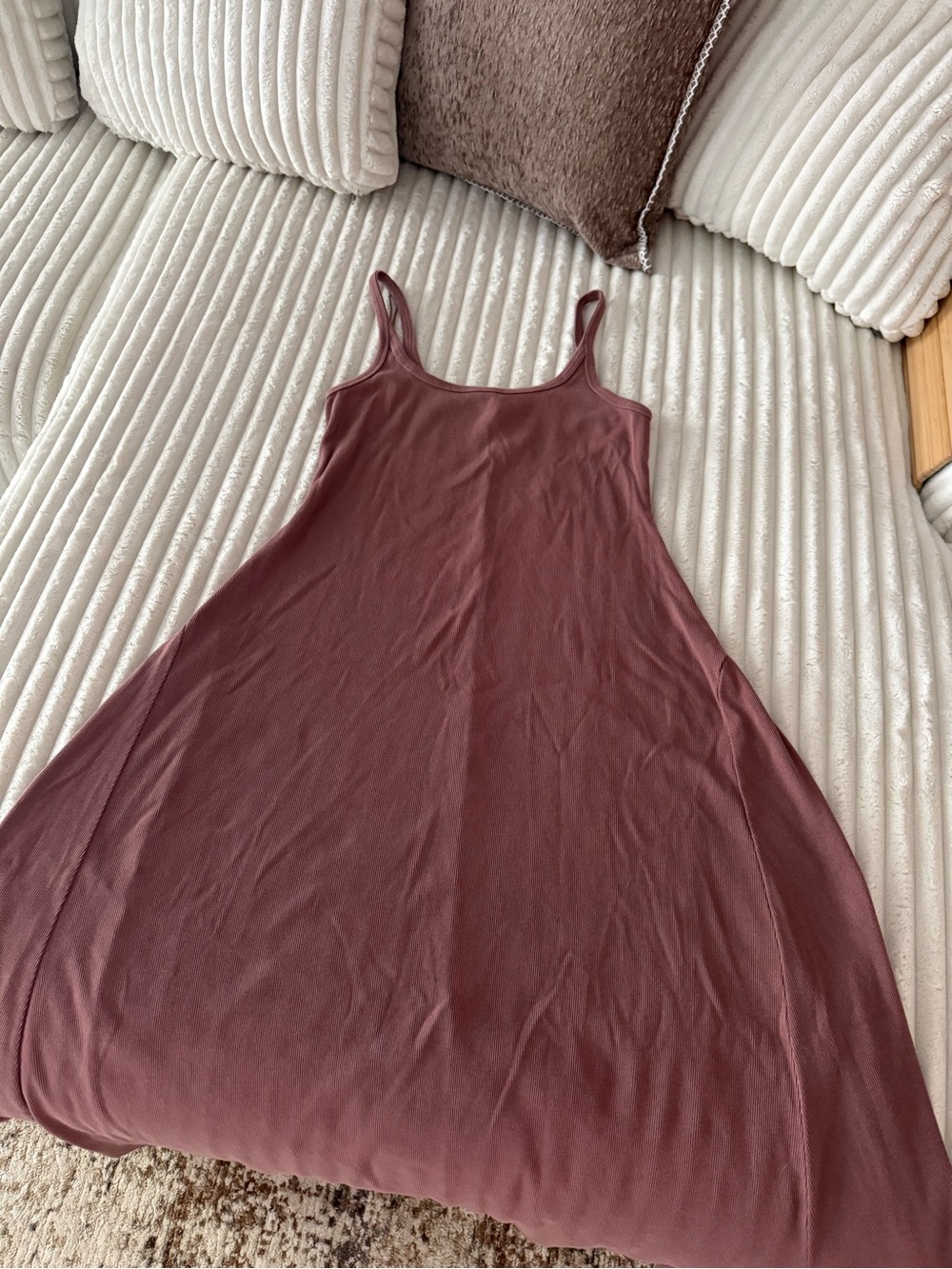 Old Navy Mauve Slip Maxi Dress